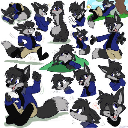 Doodle Sheet Reference by OrlandoFox